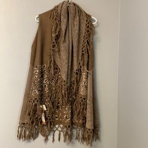 Cheetah print cardigan